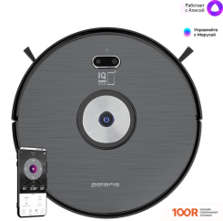 Робот-пылесос Polaris PVCR 3200 IQ HOME AQUA (ТЕМНО-СЕРЫЙ) (240657)
