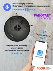 Робот-пылесос Pioneer VC720R (ЧЕРНЫЙ) (240627)