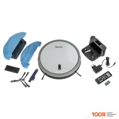 Робот-пылесос Pioneer VC704R (СЕРЕБРИСТЫЙ) (240622)