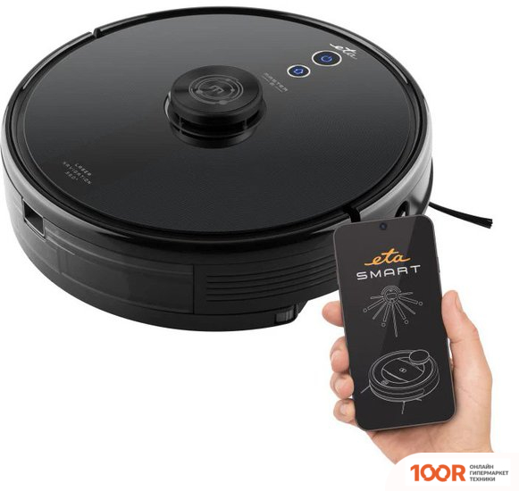 Робот-пылесос ETA MASTER 2 5229 90010 (ЧЕРНЫЙ) (240230)