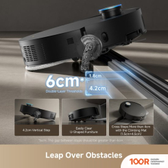 Робот-пылесос Dreame ROBOT VACUUM X50 ULTRA RLX85CE (ЕВРОВИЛКА, ЧЕРНЫЙ) (240149)