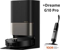 Робот-пылесос Dreame ROBOT VACUUM X50 ULTRA COMPLETE + ВЕРТИКАЛЬНЫЙ ПЫЛЕСОС DREAME G10 PRO WET AND DRY VACUUM (ЕВРОВИЛКА, ЧЕРНЫЙ) ПО АКЦИИ (240147)
