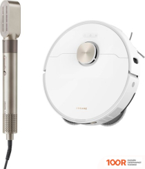 Робот-пылесос Dreame ROBOT VACUUM X40 ULTRA COMPLETE RLX63CE-2 + СТАЙЛЕР DREAME AIRSTYLE AMF17A (МЕЖДУНАРОДНАЯ ВЕРСИЯ, БЕЛЫЙ) (240143)