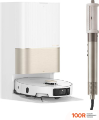 Робот-пылесос Dreame ROBOT VACUUM X40 ULTRA COMPLETE RLX63CE-2 + СТАЙЛЕР DREAME AIRSTYLE AMF17A (МЕЖДУНАРОДНАЯ ВЕРСИЯ, БЕЛЫЙ) (240143)