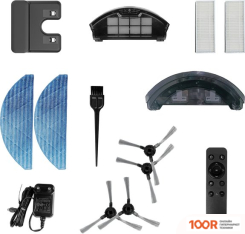 Робот-пылесос BBK BV3502 (ЧЕРНЫЙ/ОРАНЖЕВЫЙ) (240023)