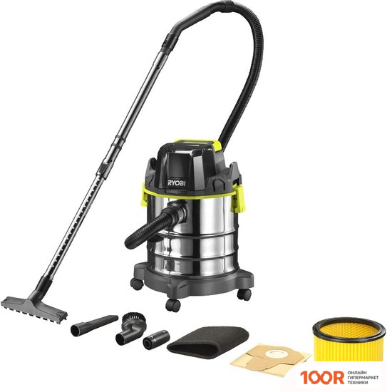 Пылесос Ryobi R18WDV-0 (БЕЗ БАТАРЕИ) (239167)