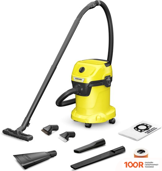 Пылесос Karcher WD 3 V-17/6/20 CAR 1.628-115.0 (238024)
