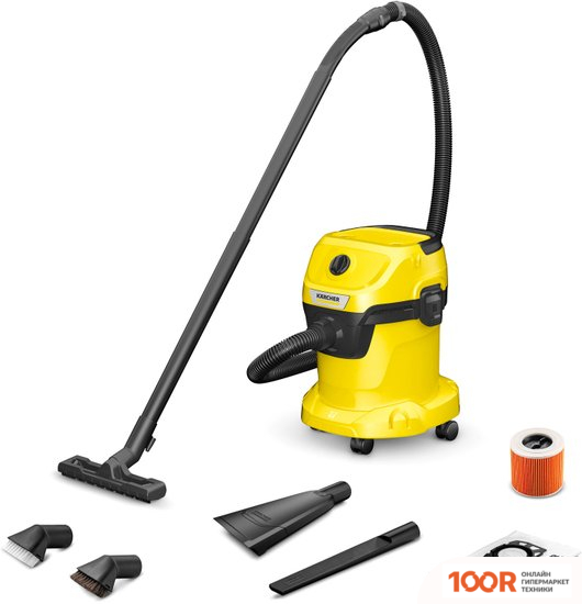 Пылесос Karcher WD 3 V-15/4/20 CAR 1.628-121.0 (238020)