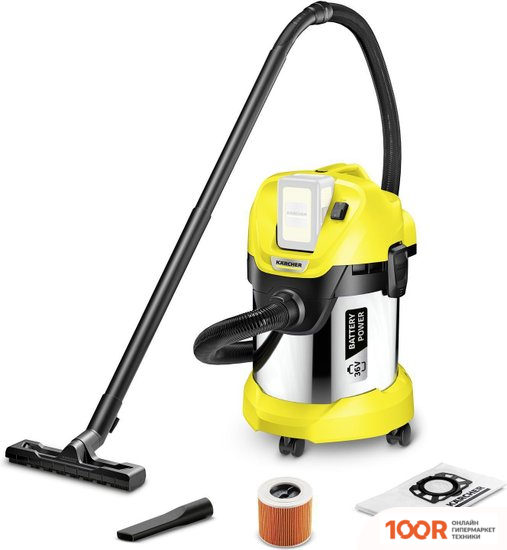 Пылесос Karcher WD 3 BATTERY PREMIUM 1.629-950.0 (238004)