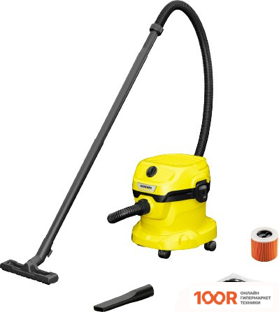 Пылесос Karcher WD 2 PLUS V-12/6/18/C 1.628-015.0 (237996)