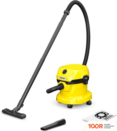 Пылесос Karcher WD 2 PLUS 1.628-000.0 (237992)