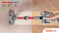 Пылесос Jimmy H9 FLEX (СЕРЕБРИСТЫЙ/КРАСНЫЙ) (237802)