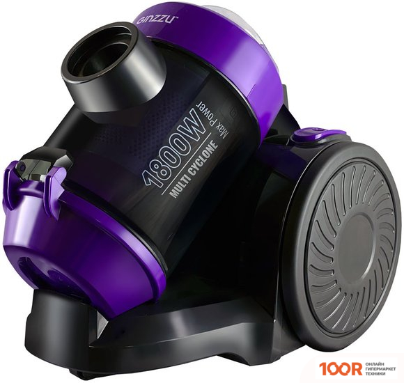 Пылесос Ginzzu VS427 (ЧЕРНЫЙ/ФИОЛЕТОВЫЙ) (237548)