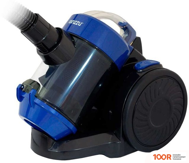Пылесос Ginzzu VS427 (ЧЕРНЫЙ/СИНИЙ) (237547)