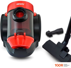 Пылесос Ginzzu VS427 (ЧЕРНЫЙ/КРАСНЫЙ) (237546)