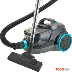 Пылесос Delta LUX DL-0836 (ЧЕРНЫЙ/БИРЮЗОВЫЙ) (237075)