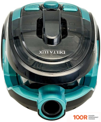 Пылесос Delta DE-3501 (ЧЕРНЫЙ/БИРЮЗОВЫЙ) (237068)