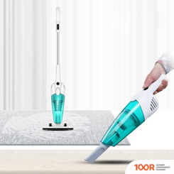 Пылесос Deerma DX118C (МЕЖДУНАРОДНАЯ ВЕРСИЯ, БЕЛЫЙ/БИРЮЗОВЫЙ) (237020)