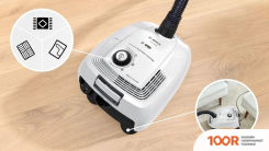 Пылесос Bosch SERIE 4 BGL38WH3H (236681)