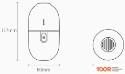 Пылесос Baseus C2 DESKTOP CAPSULE CRXCQC2A-06 (БАТАРЕЙКИ, ЗЕЛЕНЫЙ) (236368)