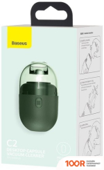 Пылесос Baseus C2 DESKTOP CAPSULE CRXCQC2A-06 (БАТАРЕЙКИ, ЗЕЛЕНЫЙ) (236368)