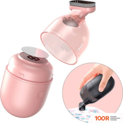 Пылесос Baseus C2 DESKTOP CAPSULE CRXCQC2-04 (АККУМУЛЯТОР, РОЗОВЫЙ) (236363)