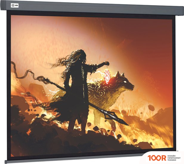 Проекционный экран CACTUS WALLSCREEN 213X213 CS-PSW-213X213-SG (234915)