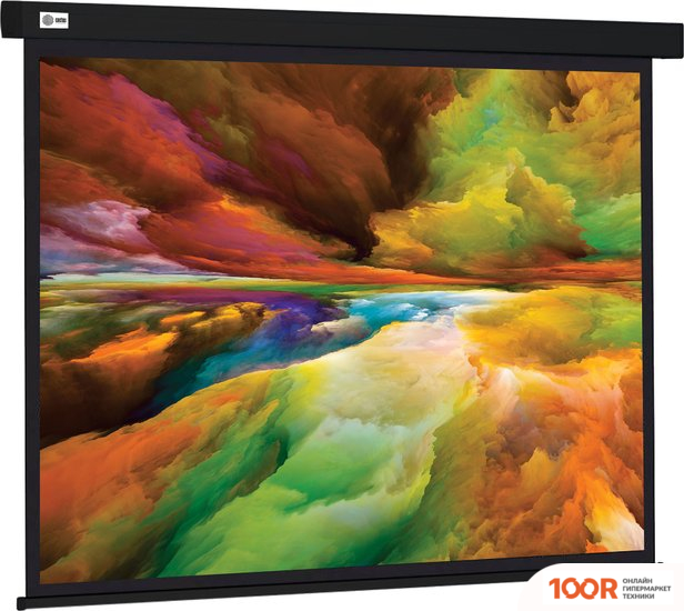 Проекционный экран CACTUS WALLSCREEN 206X274 CS-PSW-206X274-BK (234912)