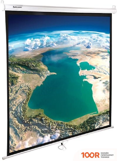 Проекционный экран BRAUBERG WALL 1:1 (180X180) 236726 (234856)