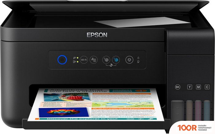 Epson L4150 (РЕСУРС СТАРТОВЫХ КОНТЕЙНЕРОВ 14000/5200, ЧЕРНИЛА 101) (233321)