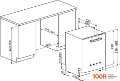 Посудомоечная машина Smeg STFABWH3 (232668)