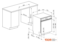 Посудомоечная машина Smeg PL292DB (232620)