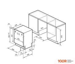 Посудомоечная машина LEX PM 6073 B (232072)