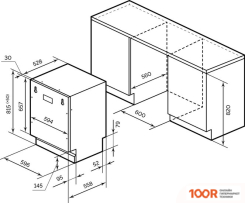 Посудомоечная машина LEX PM 6063 B (232069)