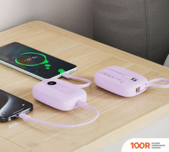 Внешний аккумулятор XO PR246 10000MAH (ФИОЛЕТОВЫЙ) (230399)