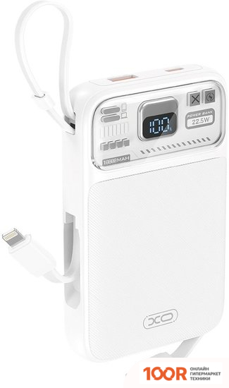 Внешний аккумулятор XO PR243 10000MAH (БЕЛЫЙ) (230391)