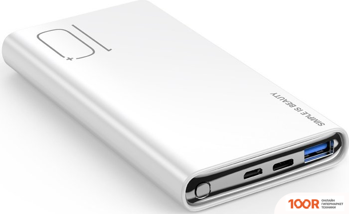 Внешний аккумулятор XO PR229 10000MAH (БЕЛЫЙ) (230378)