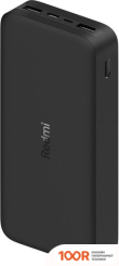 Внешний аккумулятор Xiaomi REDMI POWER BANK 20000MAH (ЧЕРНЫЙ, МЕЖДУНАРОДНАЯ ВЕРСИЯ) (230343)