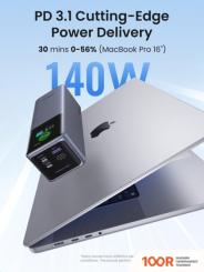 Внешний аккумулятор Ugreen PB722 25000MAH (СЕРЫЙ) (230285)