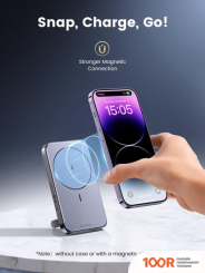 Внешний аккумулятор Ugreen PB206 20W 10000MAH (ТЕМНО-СЕРЫЙ) + БРЕНДИРОВАННЫЙ БРЕЛОК UGREEN (230268)