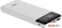 Внешний аккумулятор TFN SLIM DUO LCD 10000MAH (БЕЛЫЙ) (230242)