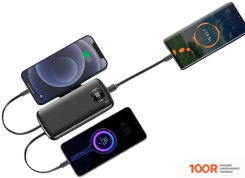 Внешний аккумулятор TFN POWER UNI PB-324 10000MAH (ЧЕРНЫЙ) (230220)