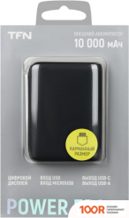 Внешний аккумулятор TFN POWER ERA 10 10000MAH (ЧЕРНЫЙ) (230212)