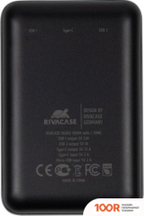 Внешний аккумулятор Rivacase VA2412 10000MAH (ЧЕРНЫЙ) (230107)