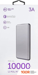Внешний аккумулятор Red Line PDP-3A 10000MAH (СЕРЕБРИСТЫЙ) (230065)