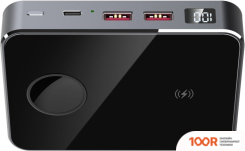 Внешний аккумулятор Prestigio GRAPHENE PD WATCH EDITION (СЕРЕБРИСТЫЙ, ЗАРЯДНАЯ СТАНЦИЯ) (230050)