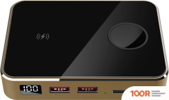 Внешний аккумулятор Prestigio GRAPHENE PD WATCH EDITION (ЗОЛОТИСТЫЙ, ЗАРЯДНАЯ СТАНЦИЯ) (230049)