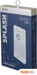 Внешний аккумулятор Perfeo SPLASH 10000MAH (БЕЛЫЙ) (230033)