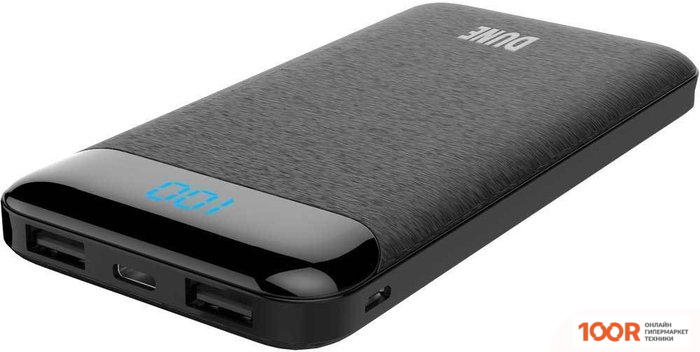 Внешний аккумулятор Perfeo DUNE 10000MAH (ЧЕРНЫЙ) (230031)