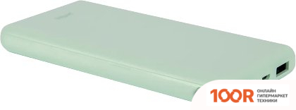 Внешний аккумулятор Perfeo COLOR VIBE 10000MAH (МЯТНЫЙ) (230027)